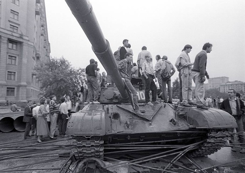 Августовский путч 1991 года в фотографиях