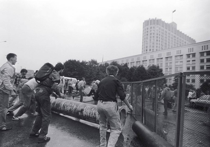 Августовский путч 1991 года в фотографиях