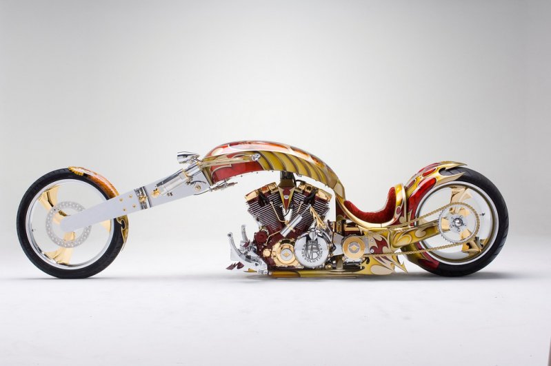 Gold Plated Custom Chopper