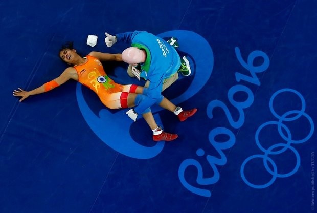 Приземление на шею, перелом ноги и другие случаи болезненных повреждений на Олимпиаде в Рио