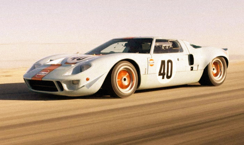 FORD GT40 GULFMIRAGE COUPE 1968 Г.В.