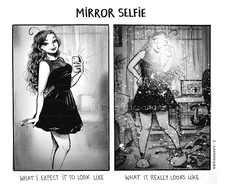 Селфи в зеркале: ожидания и реальность