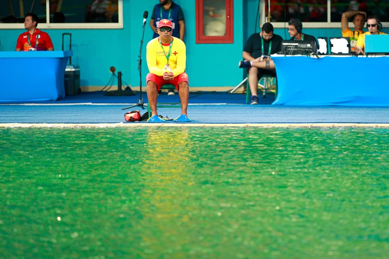 И снова бассейн в Рио