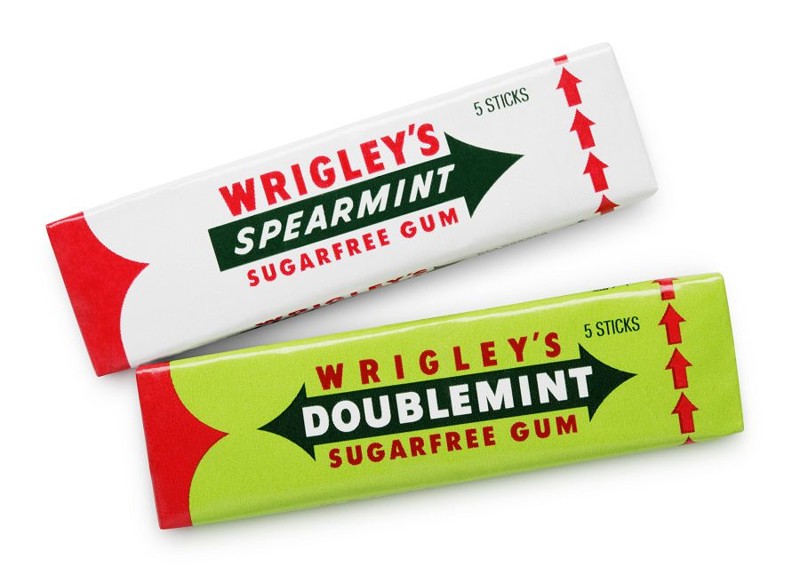 6 Wrigley’s Spearmint и Doublemint