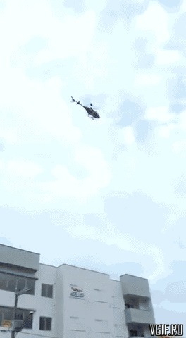 Падение вертолета