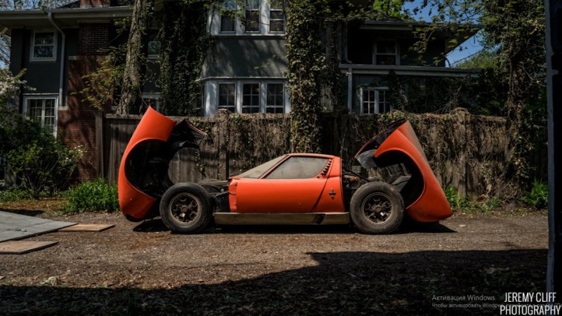 Lamborghini Miura - семейная реликвия провела 28 лет в сарае