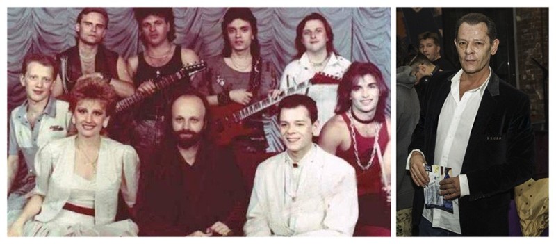 Группа "Фристайл" в 1989 году и Вадим Казаченко в 2015 году