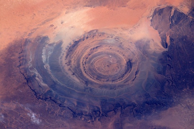 7. Ришат или Глаз Сахары в Мавритании
