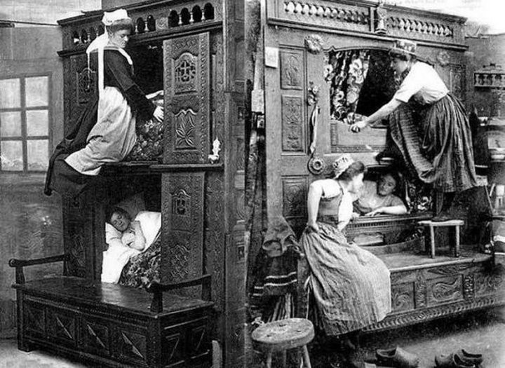 Спальня для горничных, Англия, 1843 год  