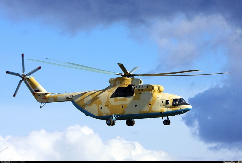 1. Заключен контракт на поставку четырех вертолетов Ми-26Т2 в Иорданию