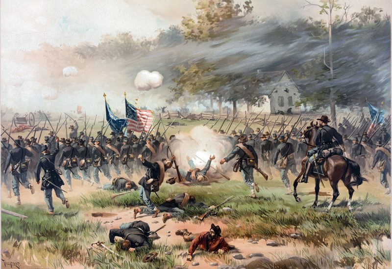 Краткая история гражданской войны в США между севером и югом