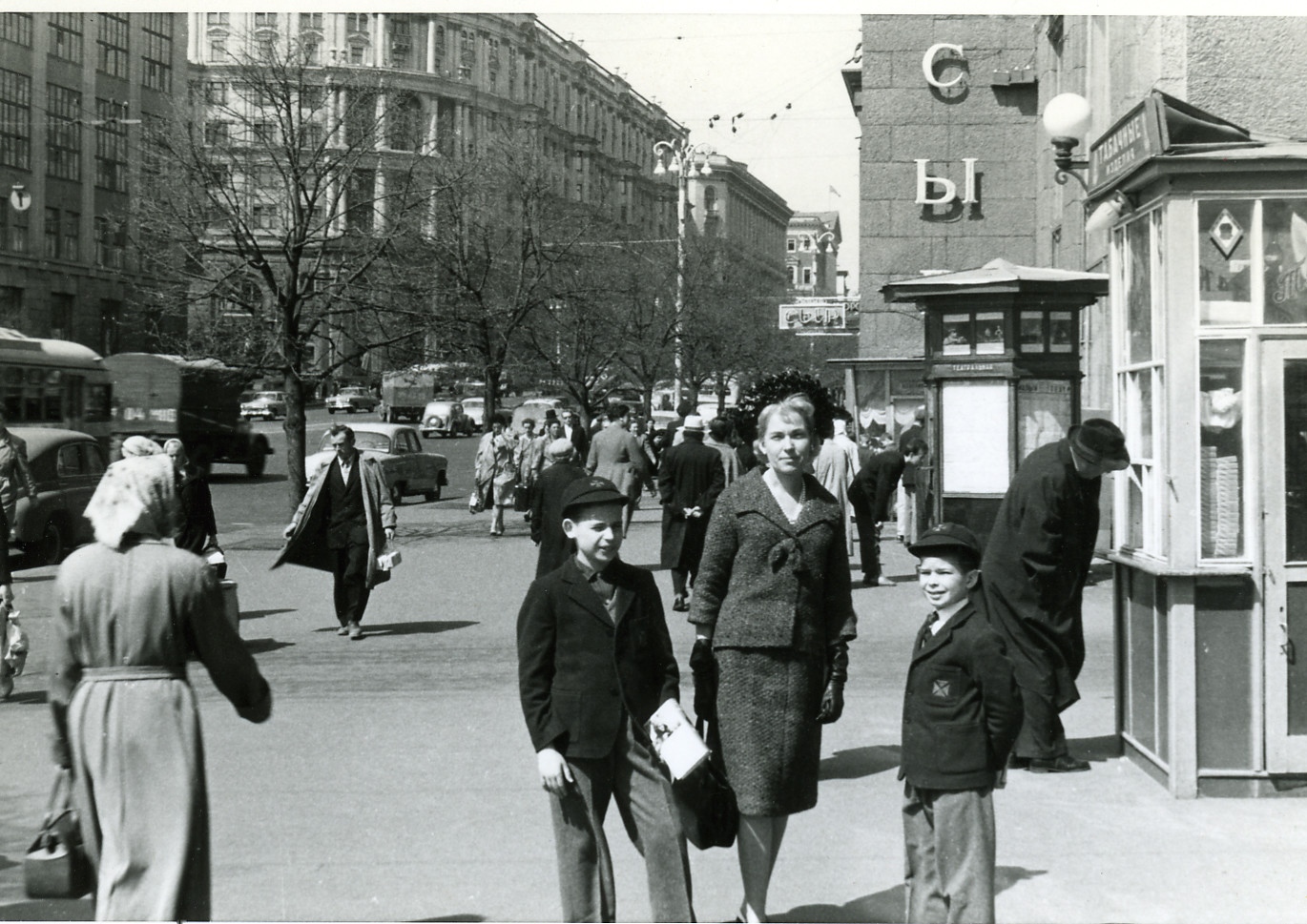 Улица Горького в Москве 1960 г