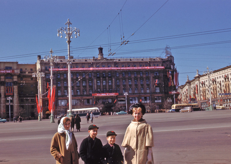 Москва 1961 года в цвете