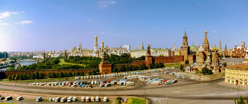Панорама - вид из гостиницы "Россия"