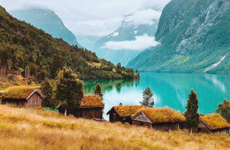 Норвежский пейзаж.