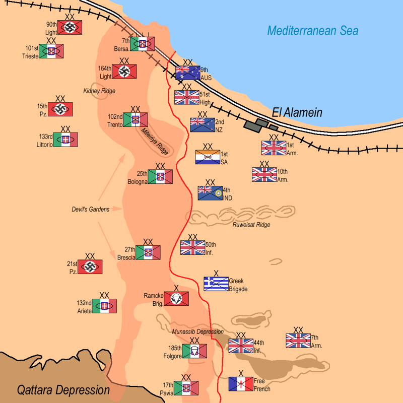 Реферат: Первое сражение при Эль-Аламейне