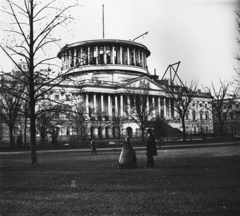 25. Капитолий США без купола, 1859 год. 