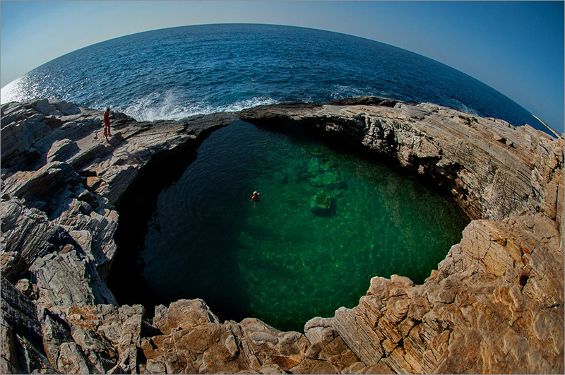 Природный бассейн, Тасос, Греция. Приливные бассейны. Гиола где находится. Сколько стоит природный бассейн.