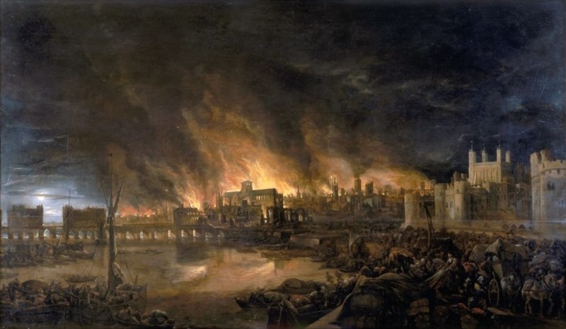 В 17-м веке в результате Черной чумы в Лондоне умерли около 100 тысяч человек. В 1666 году в городе вспыхнул Великий пожар – на востановление потребовалось несколько лет.