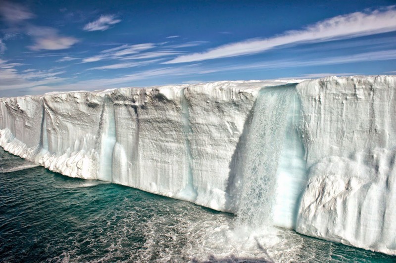 8. Таяние ледников, Свальбард, Норвегия.