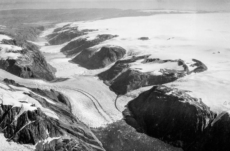 Ледники в горах Гренландии: 1935 год