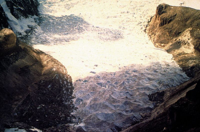 Ледник Кори-Калис: июль 1978 года