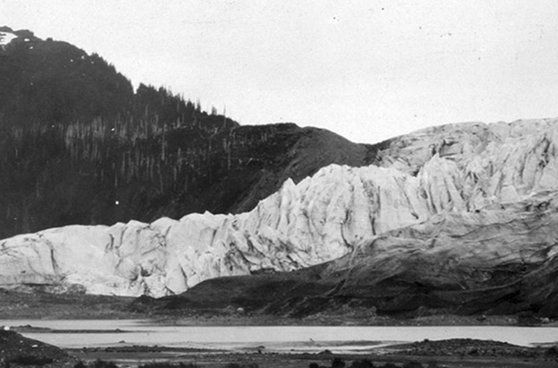 Ледник Маккарти на Аляске: июль 1909 года