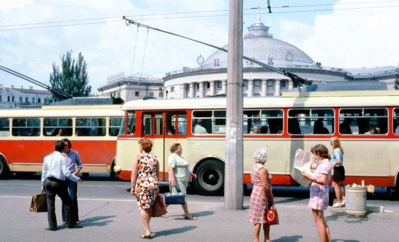 … и Škoda 9Tr в Киеве в начале 1970-х.
