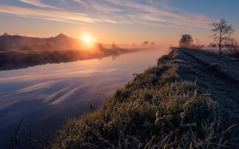 6. Утро на реке в Гластонбери, Англия. (Фото Kevin Pearson | RMet-RPS Weather Photographer of the Year 2016):