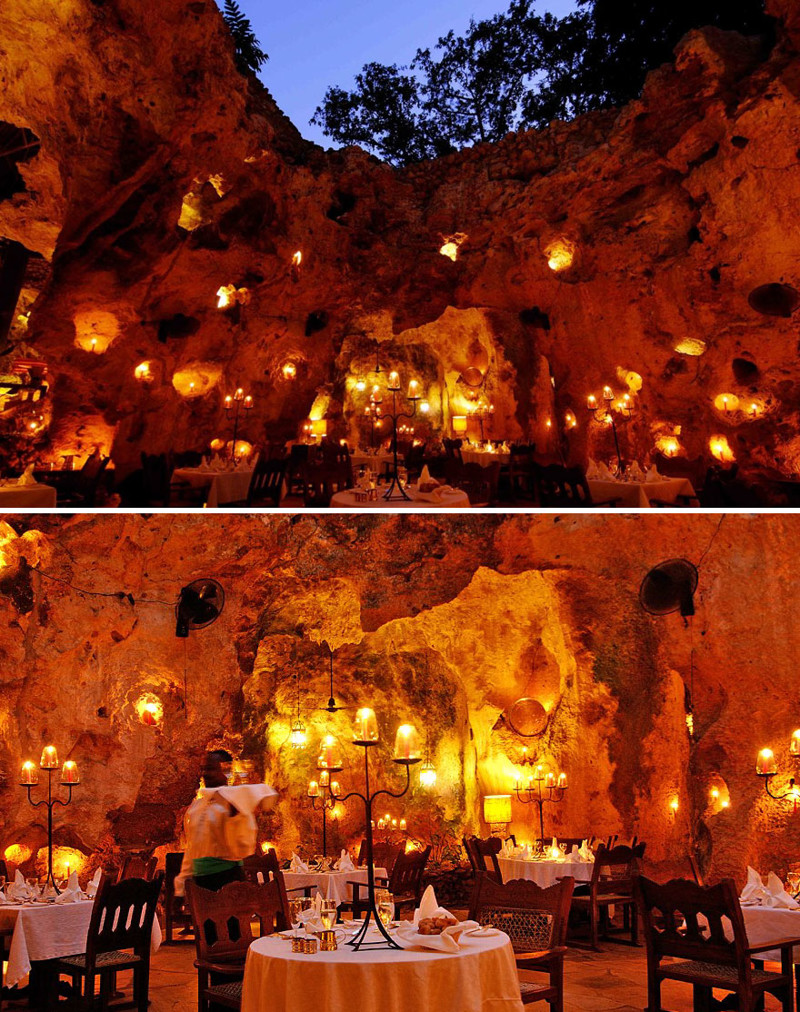 Ресторан в пещере, Ali Barbour’s Cave Restaurant, Кения