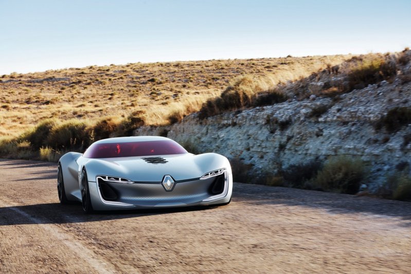 Компания Renault показала новый концептуальный электрокар Trezor