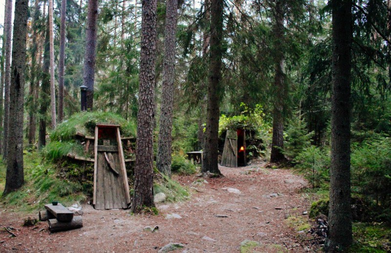 Kolarbyn Ecolodge — дикий отель в шведском лесу. Пожили бы в таком?)