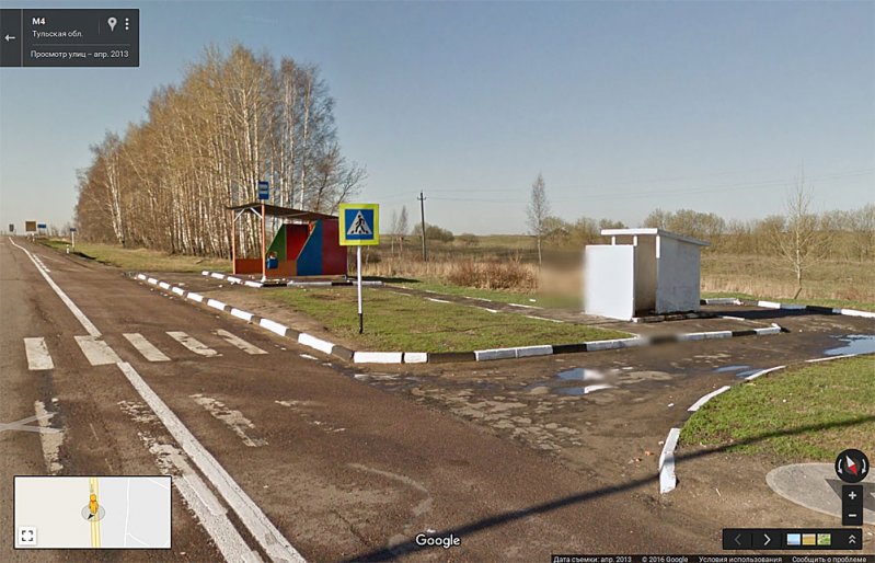 Туалет построен практически на каждой автобусной остановке Тульской области.