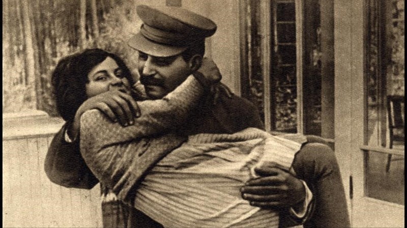 Сталин с дочкой, 1935 год