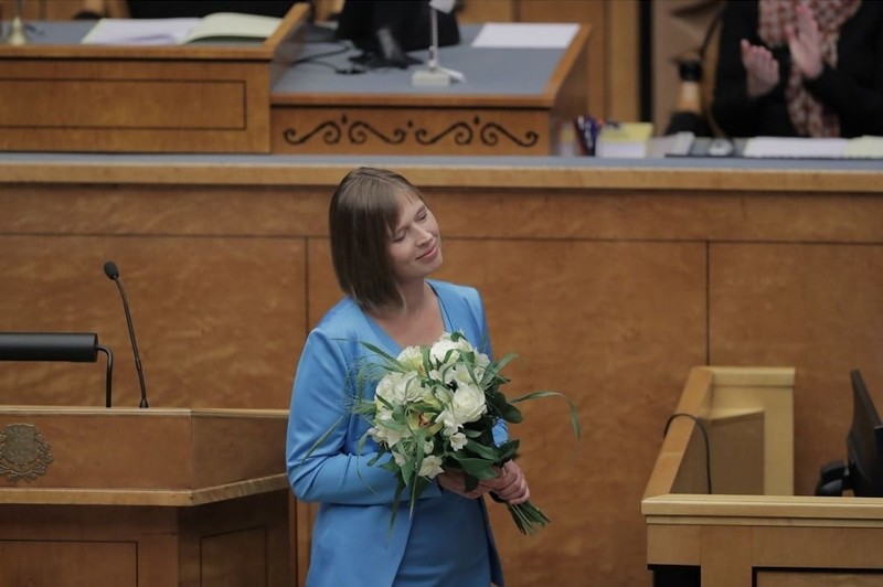 Керсти Кальюлайд - певая женщина-президент Эстонии