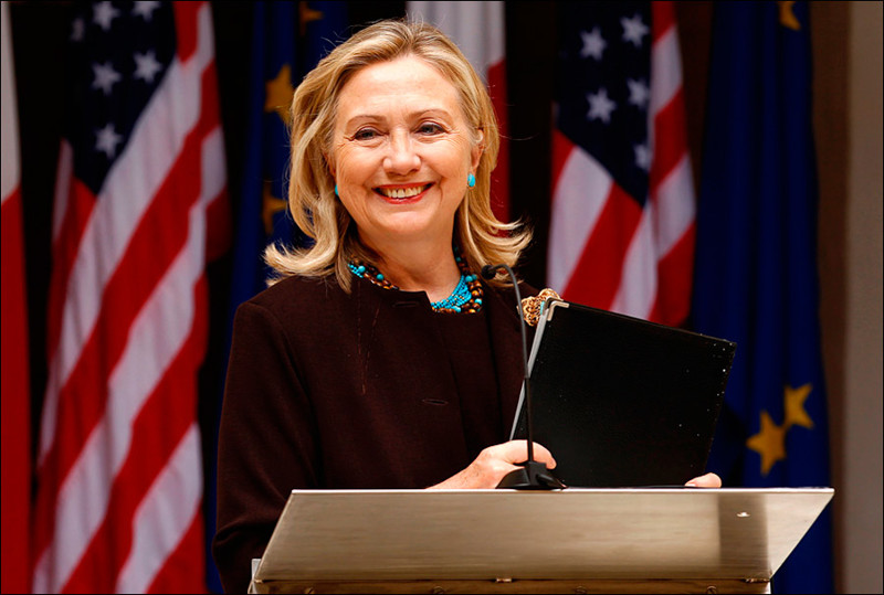 Хиллари Клинтон пытается стать первой женщиной-президентом США