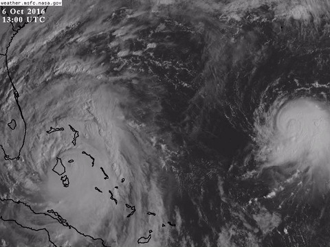 Еще один ураган идет вслед за "Мэтью" к восточным берегам США