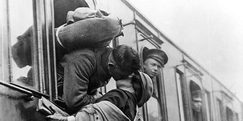 Любовь во время войны: исторические фотосвидетельства