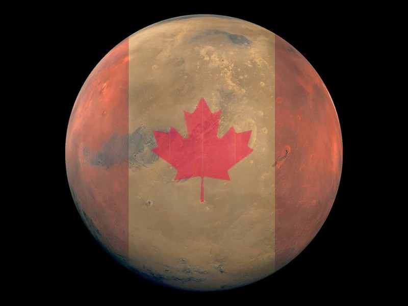 12.Кусочек Марса назван в честь канадского города
