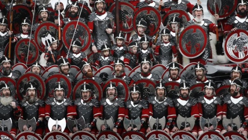 Фестиваль Up Helly Aa на Шетландских островах