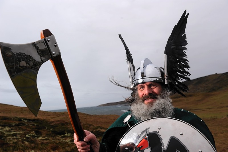 Фестиваль Up Helly Aa на Шетландских островах