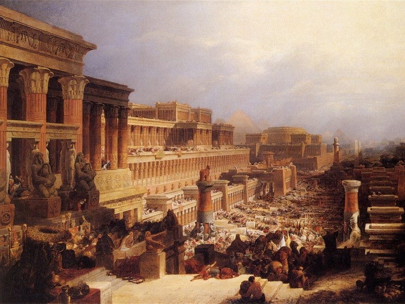 Дэфид Робертс, 1830 г. ''Израильтяне покидают Египет''
