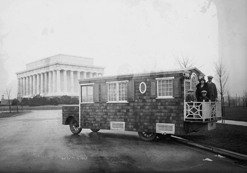 В. М. О’Доннел и его семья в их автомобиле 1926 год.