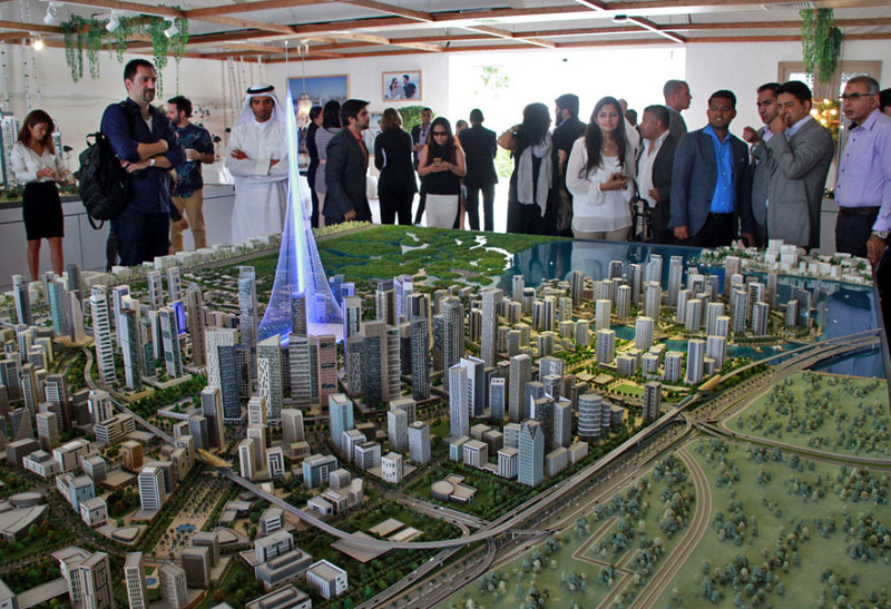 Пока это будущее строение в Дубай-Крик называется просто Башней