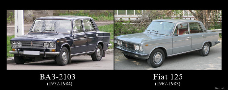 Автопром СССР - одна большая копия западных авто