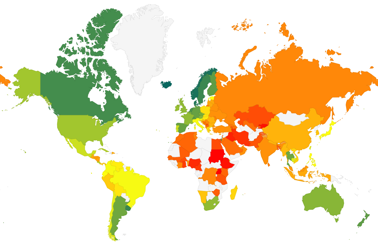 Каждой страной членом. Интересные карты. Мировая карта счастья. Самая толерантная Страна.
