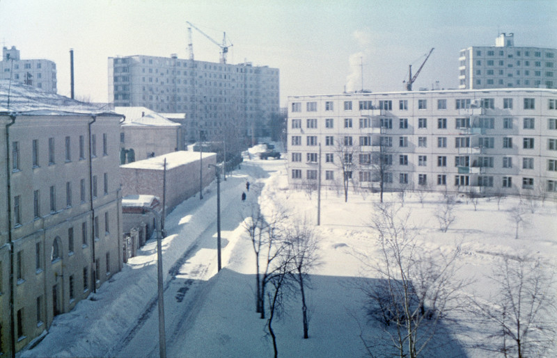 1.	Вид из дома 10к3 по Клинской улице 1967-1968гг