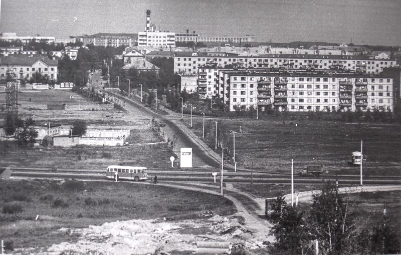 16.	Вид на Реутов с улицы Сталеваров. 1972-1973гг.