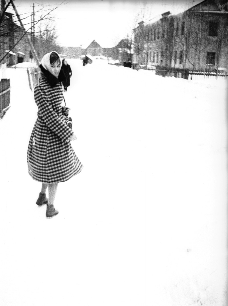 25.	Снежная зима на улице Клары Цеткин. 1962-1964гг.