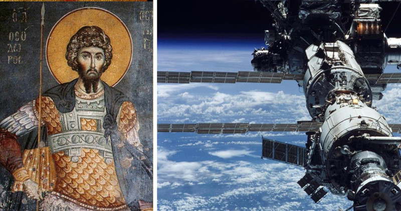 В 2010 году вместе с космонавтом Федором Юрчихиным в космосе побывали частицы мощей святых Феодора Стратилата и Феодора Тирона
